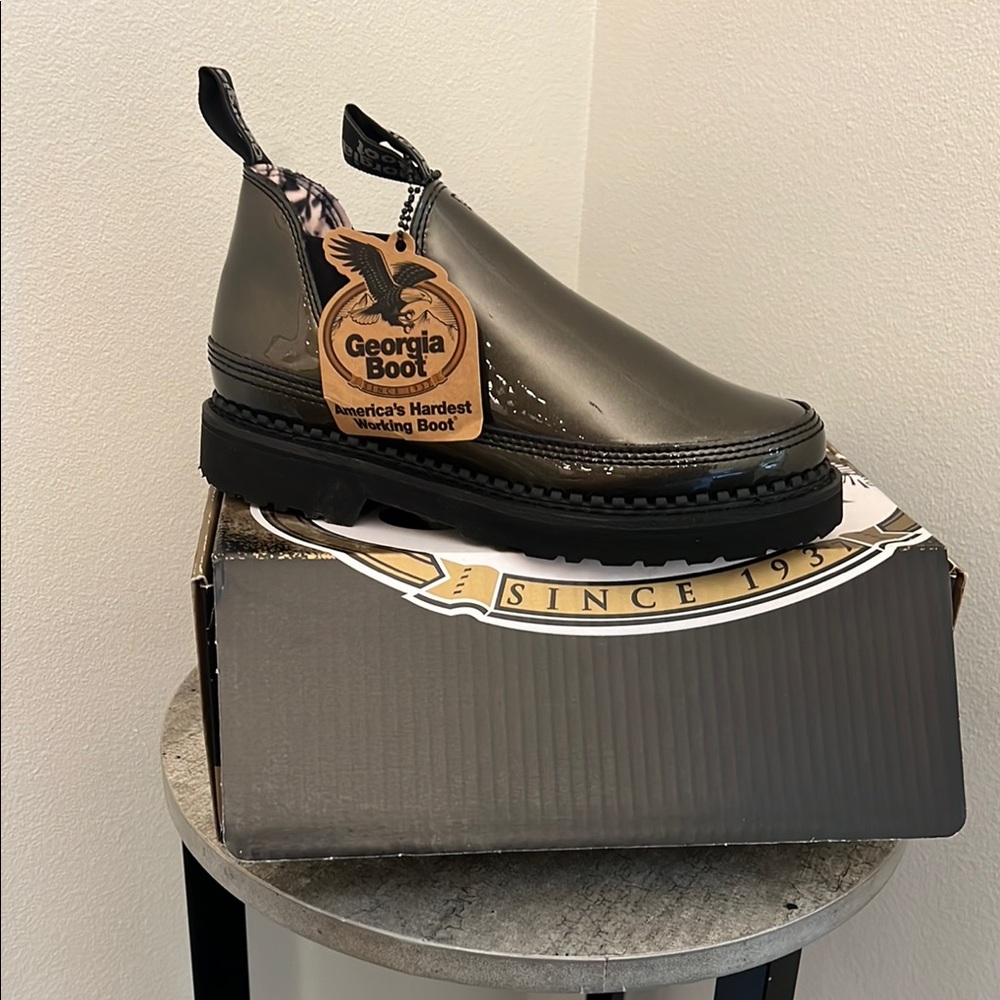 Georgia Boot Women's Black Chelsea Boots